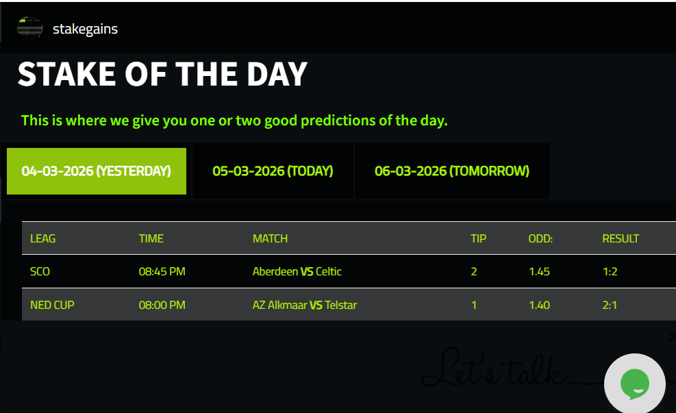 Winning Football Tips