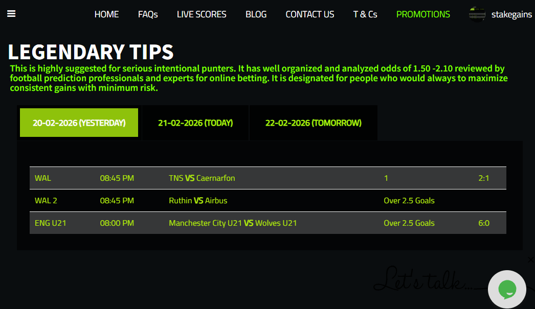 Winning Football Tips